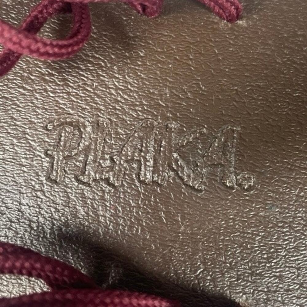 Plaka Women’s Palm Leaf Burgundy Boho Flat Strap Sandals Size-10 - Picture 6 of 8